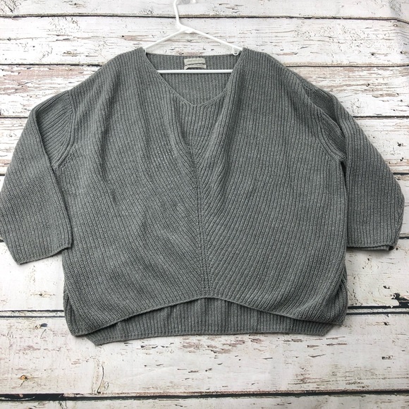Urban Outfitters Sweaters - Urban Outfitters Oversized Knit V-Neck Sweater